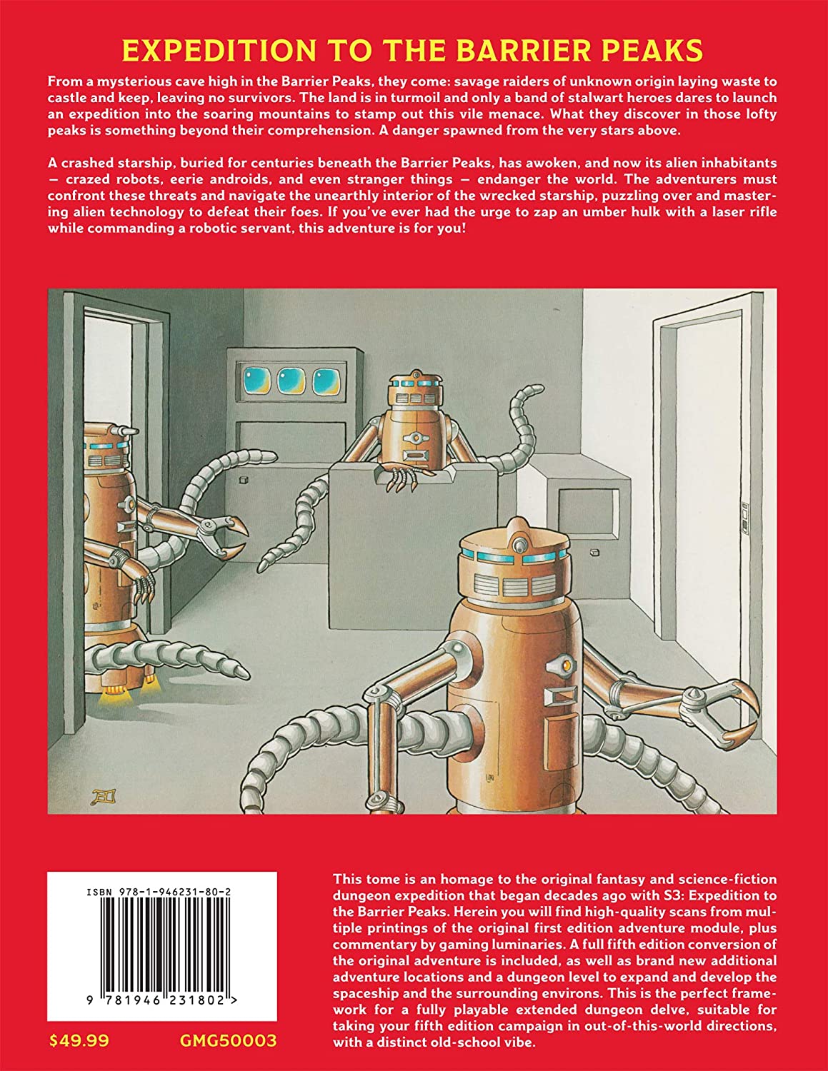 Dungeons and Dragons : Original Adventures Reincarnated #3 - Expedition to the Barrier Peaks Supplement Hardback